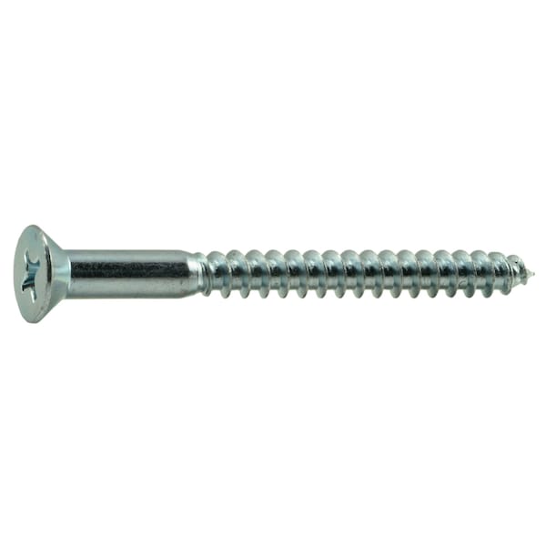 Midwest Fastener Wood Screw, #16, 3 in, Zinc Plated Steel Flat Head Phillips Drive, 50 PK 51886 - main